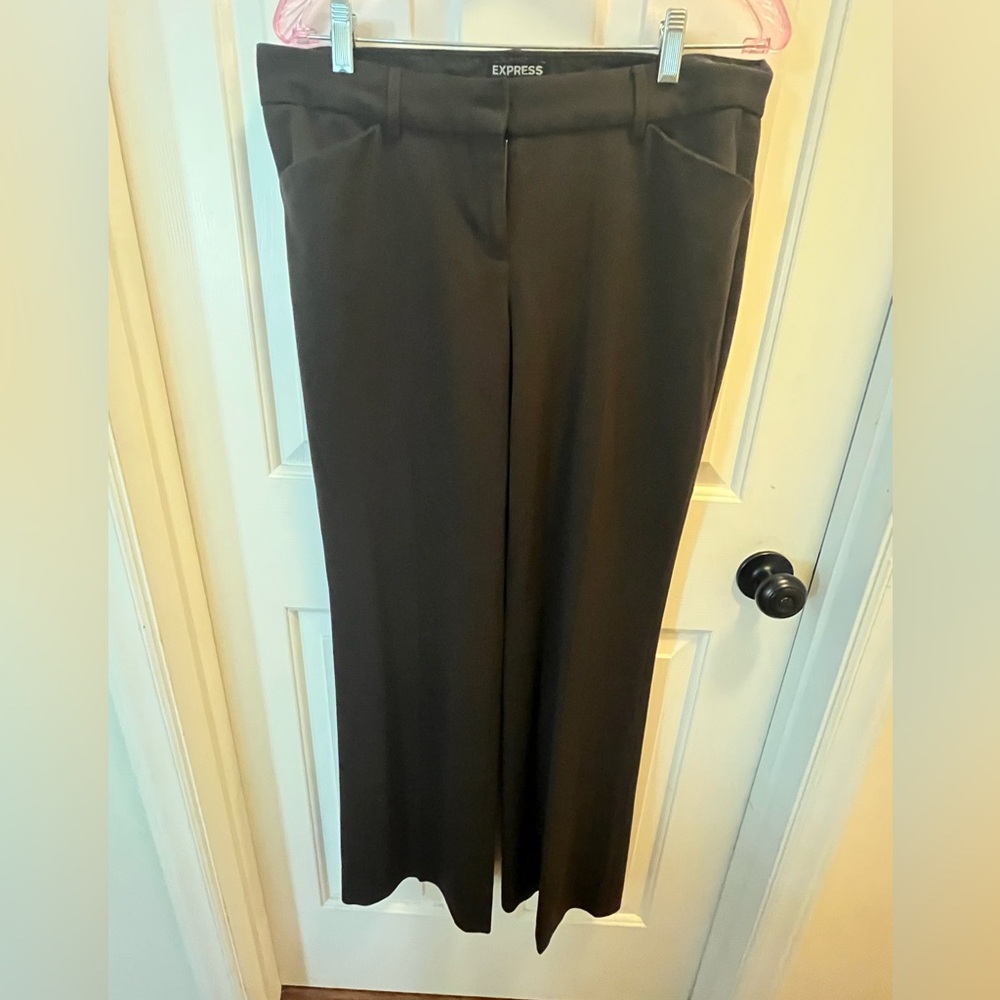 LIKE NEW Express Editor Mid-Rise Dress Pants - Chocolate - Size 8R